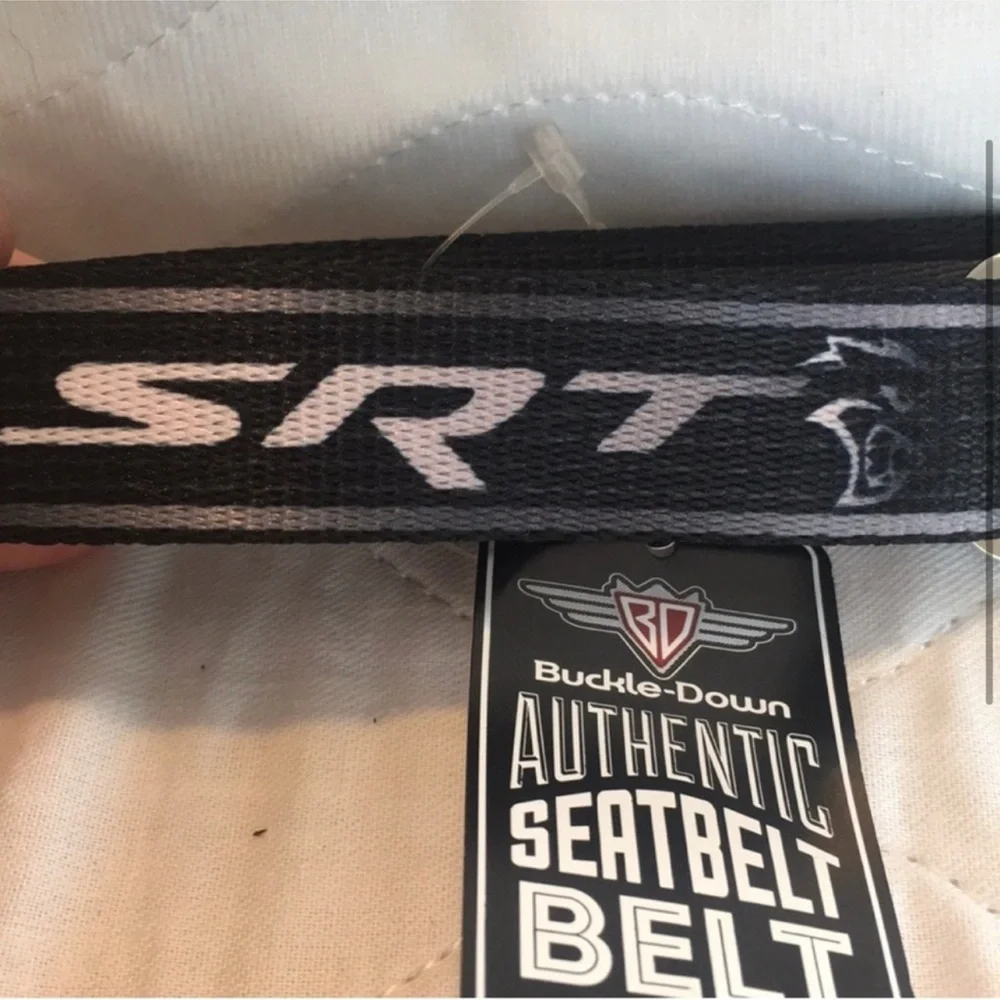 Buckle Down Kids Dodger SRT HellCat Logo Belt NWT